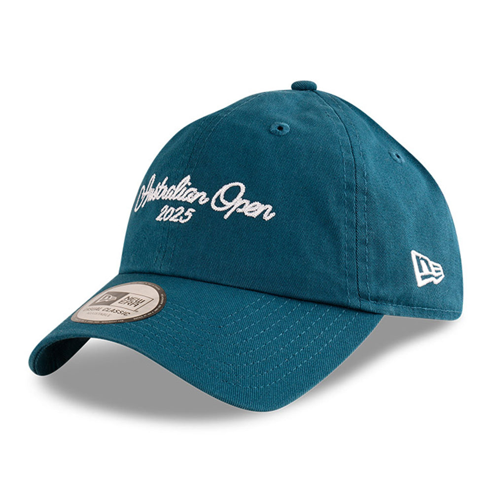 New Era Tennis Australian Open 2025 Wordmark Blue Casual Classic Adjustable Cap