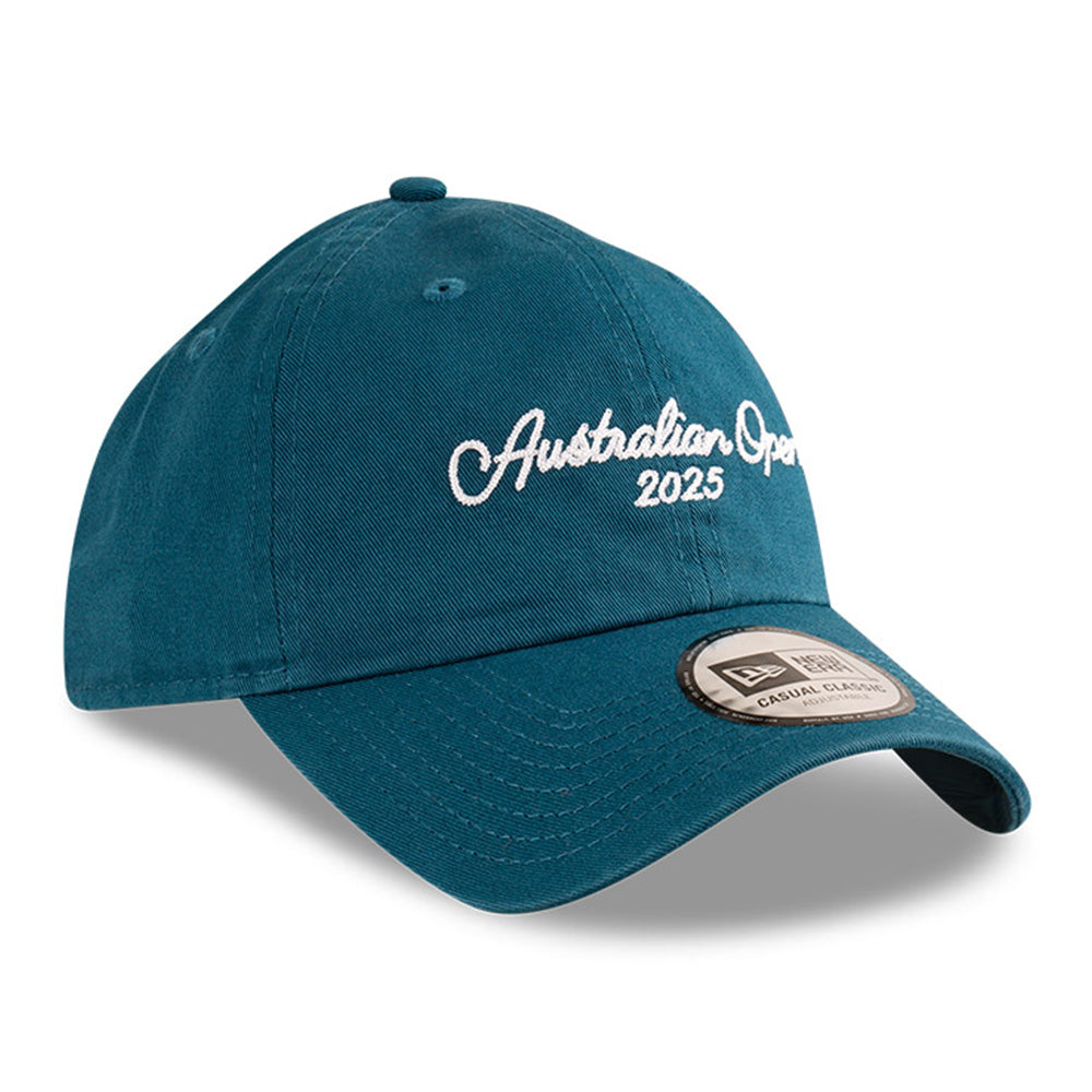 New Era Tennis Australia Open 2025 Wordmark Blue Casual Classic Adjustable Cap