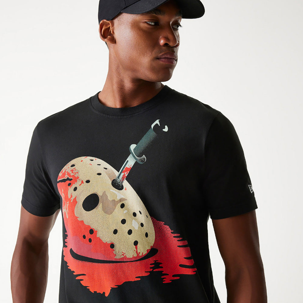 New Era x Warner Bros. Entertainment Halloween Friday the 13th Black Short Sleeve T-Shirt