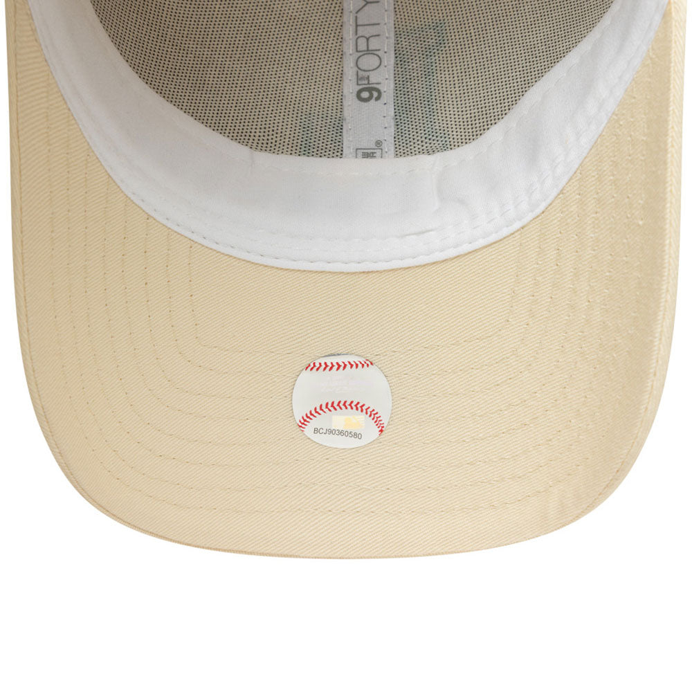 New Era Los Angeles Dodgers Team Outline Light Cream 9FORTY Adjustable Cap
