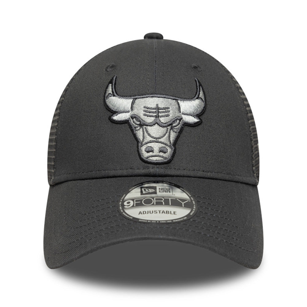 Chicago Bulls Graphite 9FORTY Trucker Snapback Cap