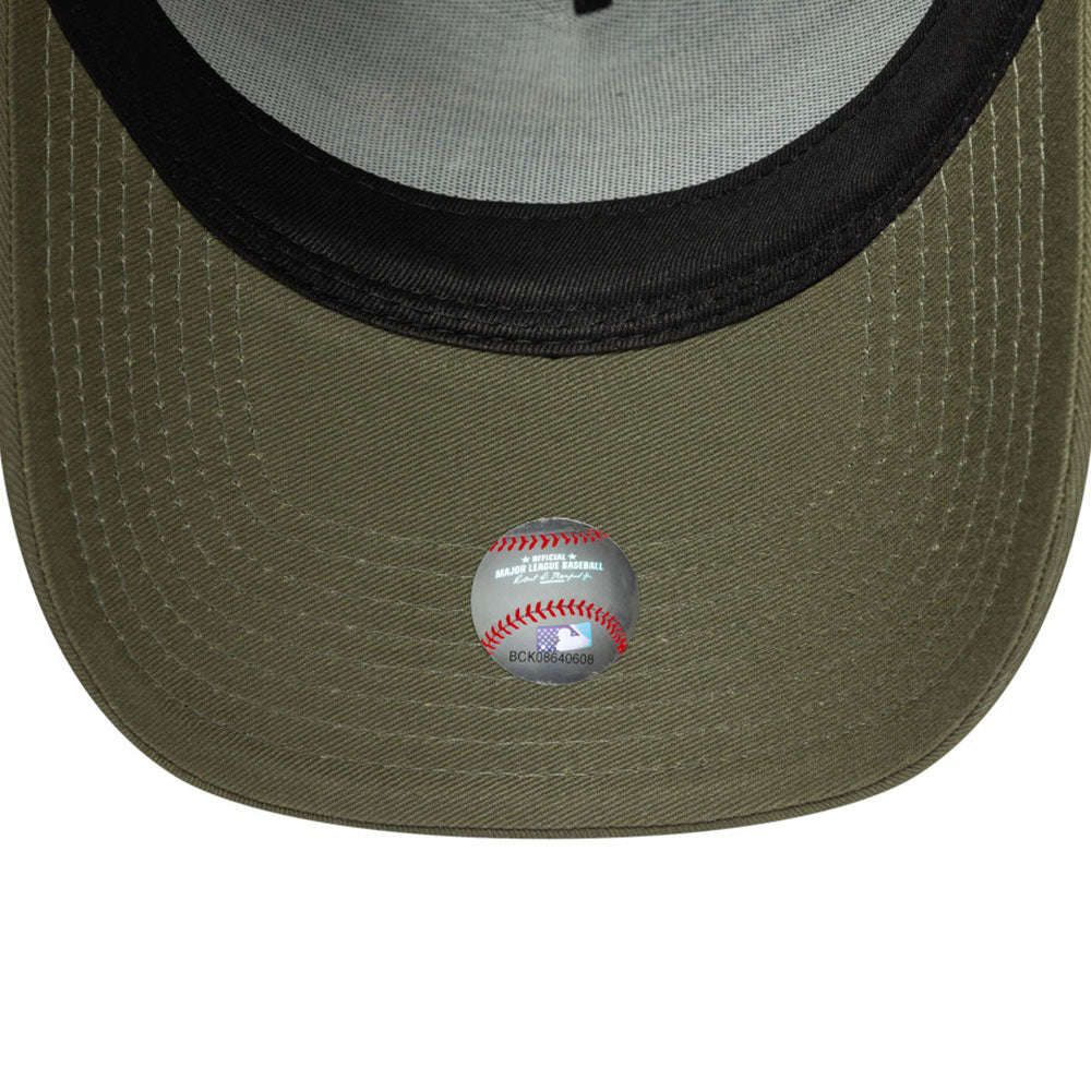 New Era Los Angeles Dodgers Tonal Outline New Olive 9FORTY E-Frame Snapback Cap