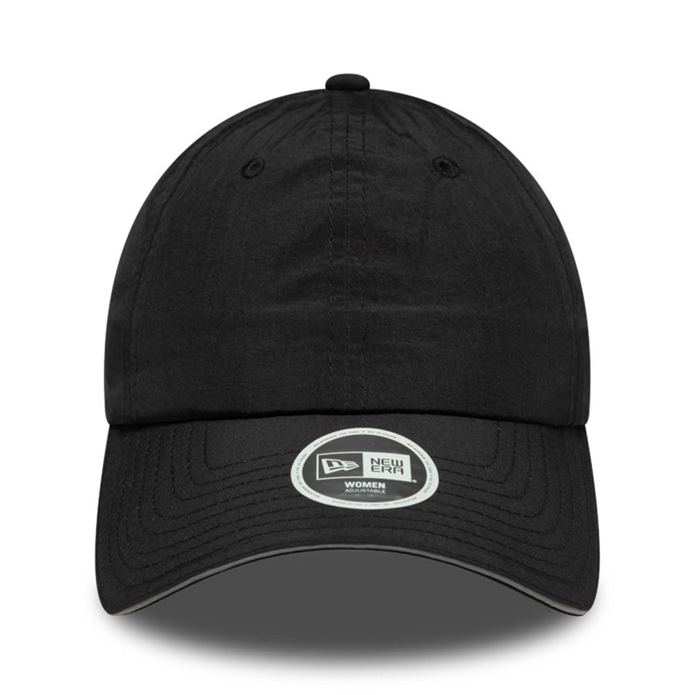New Era Women Open Back Black Adjustable Cap