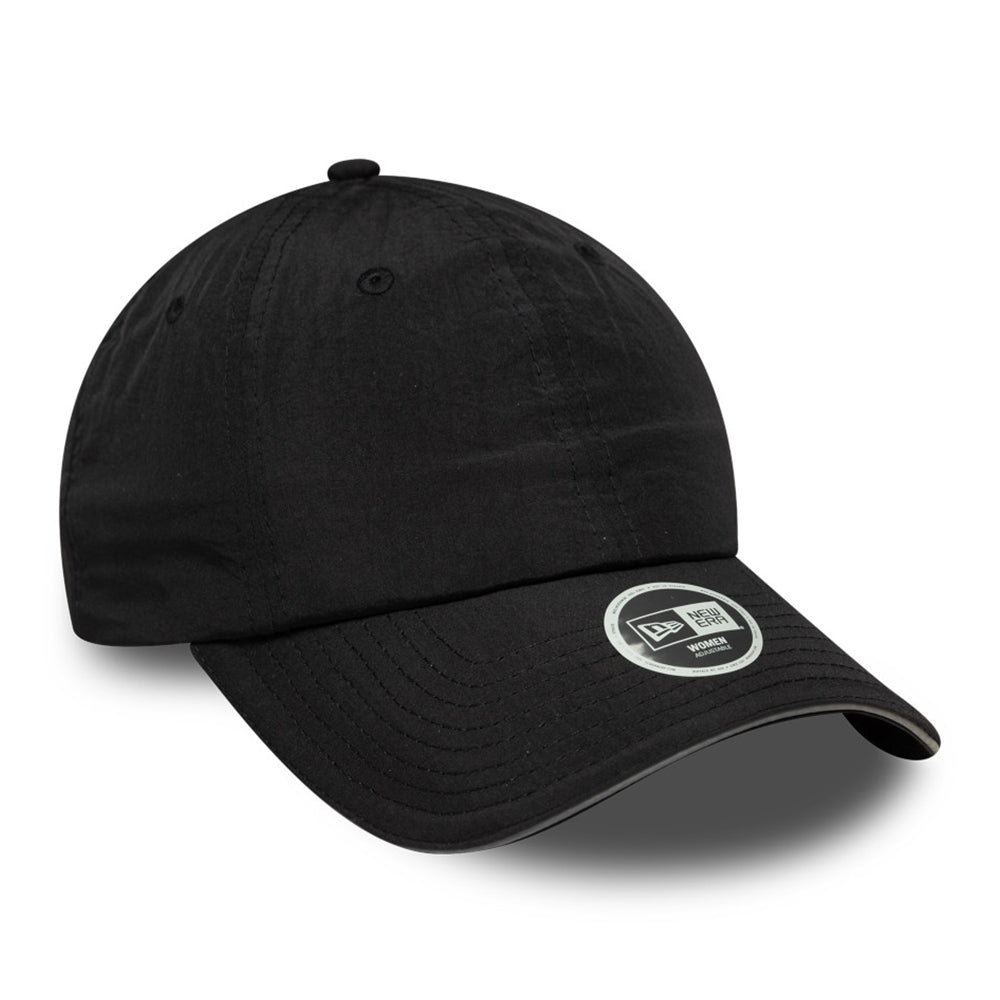 New Era Women Open Back Black Adjustable Cap