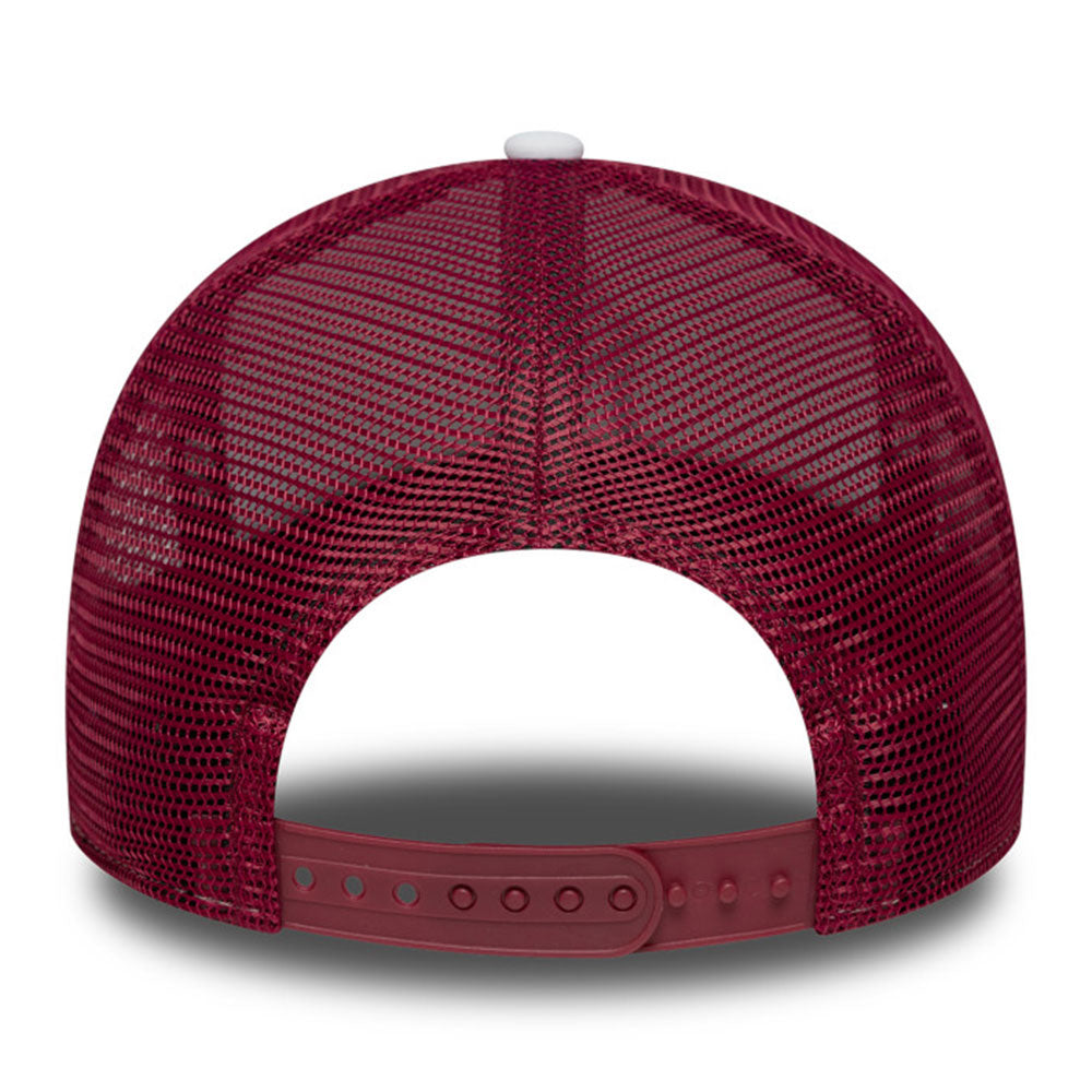 New Era New York Yankees World Series Optic White Cherry Jam 9FORTY E-Frame Trucker Snapback Cap