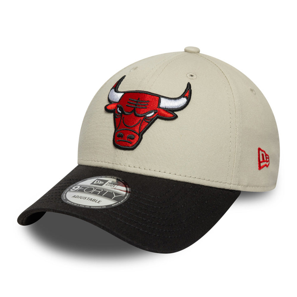 New Era Chicago Bulls Contrast Patch Stone OTC 9FORTY Adjustable Cap