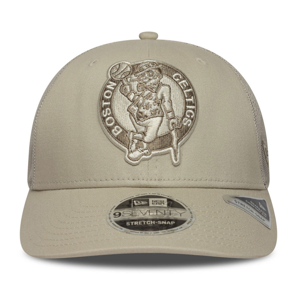 New Era Boston Celtics Tonal Stone 9SEVENTY Stretch Snapback Cap