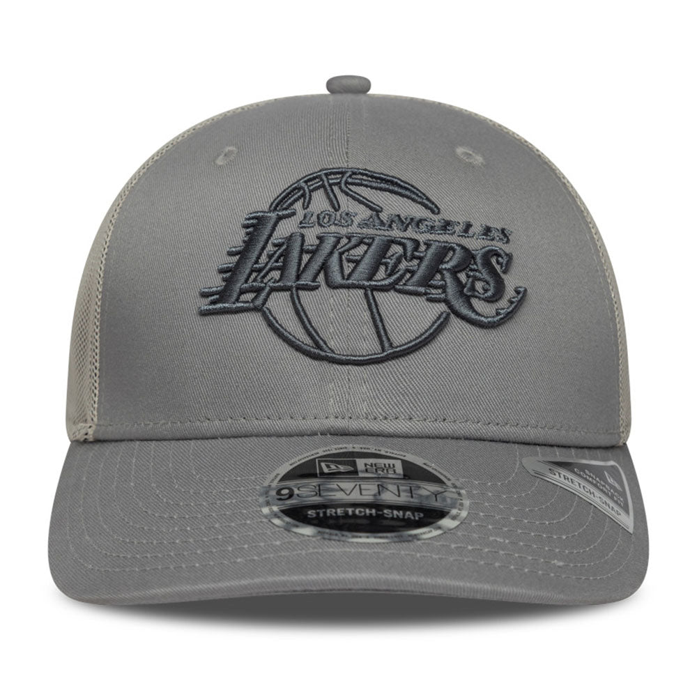 New Era Los Angeles Lakers Tonal Grey 9SEVENTY Stretch Snapback Cap
