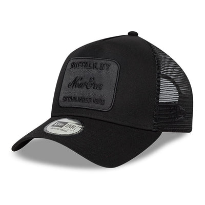 Script Tonal Patch Black 9FORTY E-Frame Trucker Snapback Cap