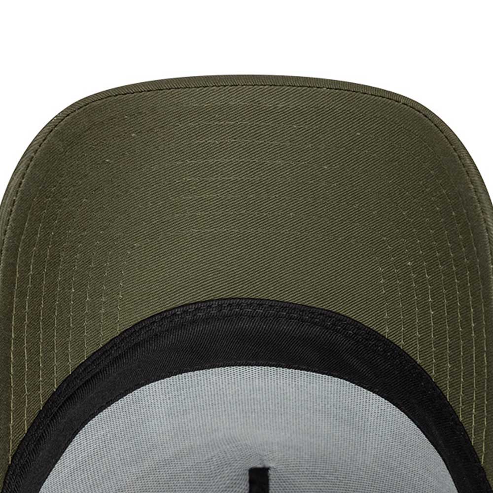 New Era Script Tonal Patch New Olive 9FORTY E-Frame Trucker Snapback Cap