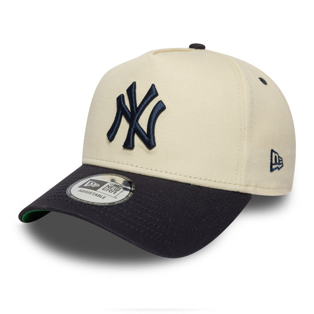 New Era New York Yankees All Star Game Patch Light Cream Navy 9FORTY E-Frame Snapback Cap