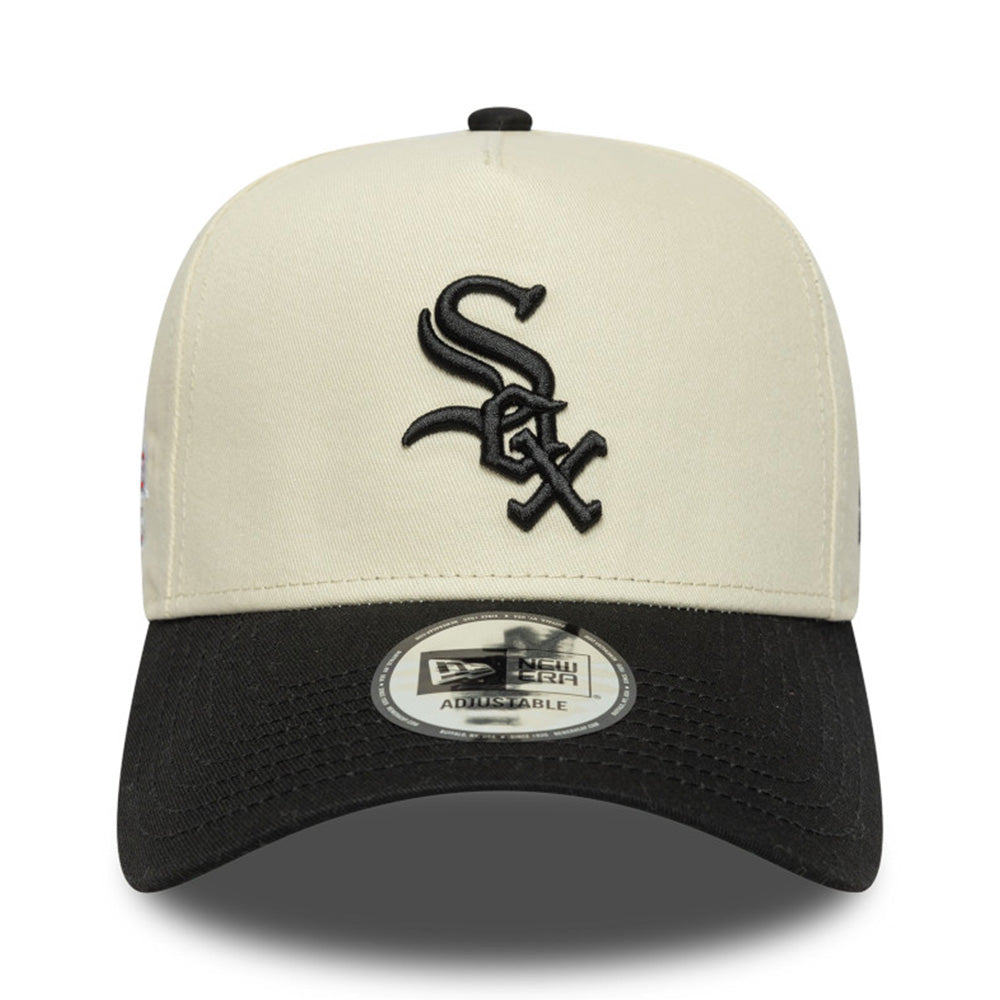 New Era Chicago White Sox All Star Game Patch Light Cream Black 9FORTY E-Frame Snapback Cap