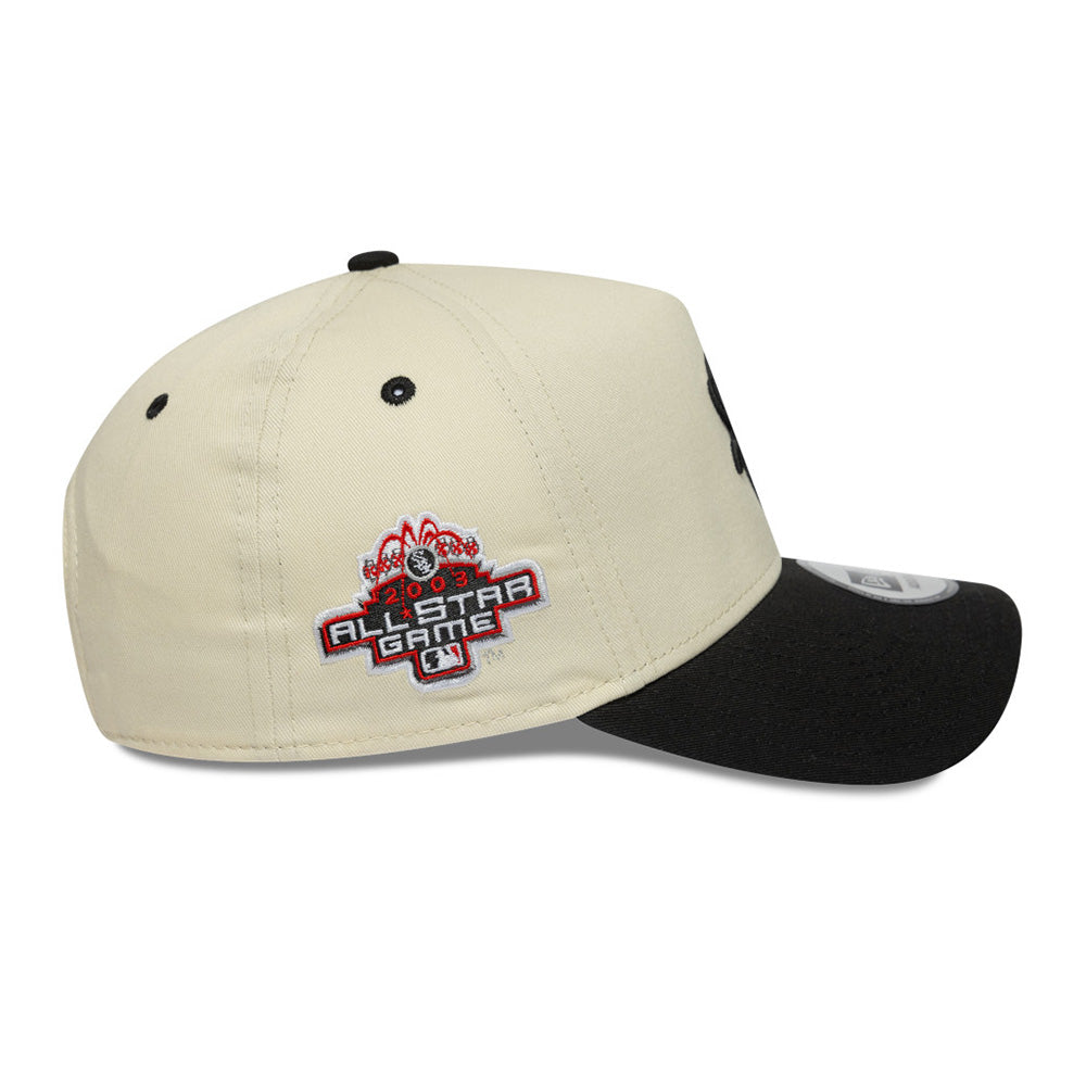 New Era Chicago White Sox All Star Game Patch Light Cream Black 9FORTY E-Frame Snapback Cap