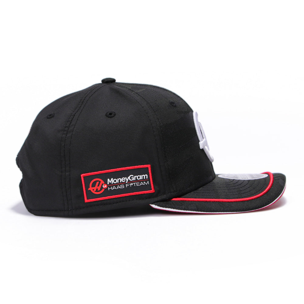 New Era MoneyGram Haas F1 Team Black Camo 9SEVENTY Stretch Snapback Cap