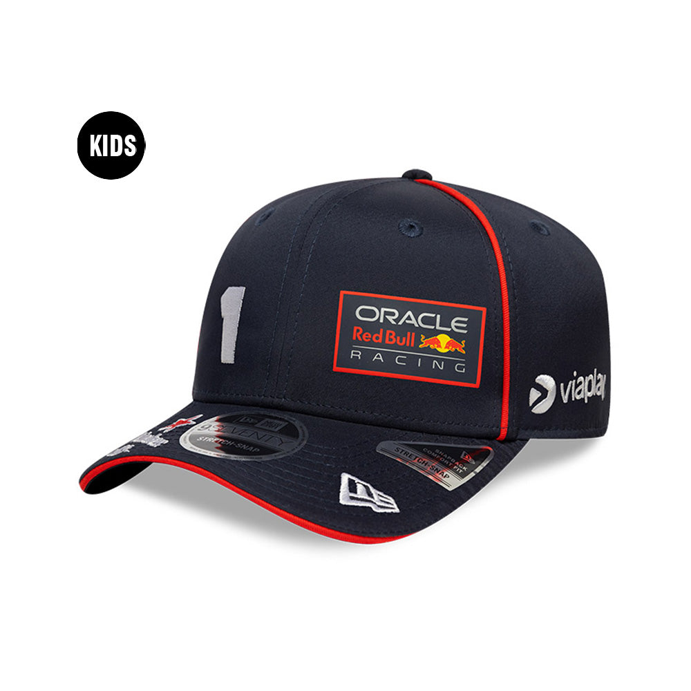 New Era Oracle Red Bull Racing Formula 1 Max Verstappen Dark Blue 9SEVENTY Youth Stretch Snapback Cap