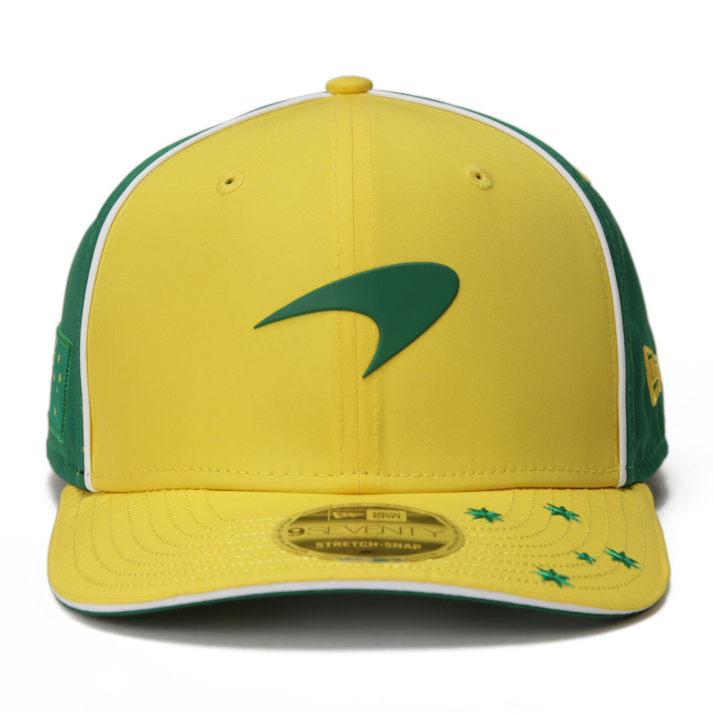 New Era Mclaren Racing Formula 1 Australia Grand Prix Green Yellow 9SEVENTY Stretch Snapback Cap