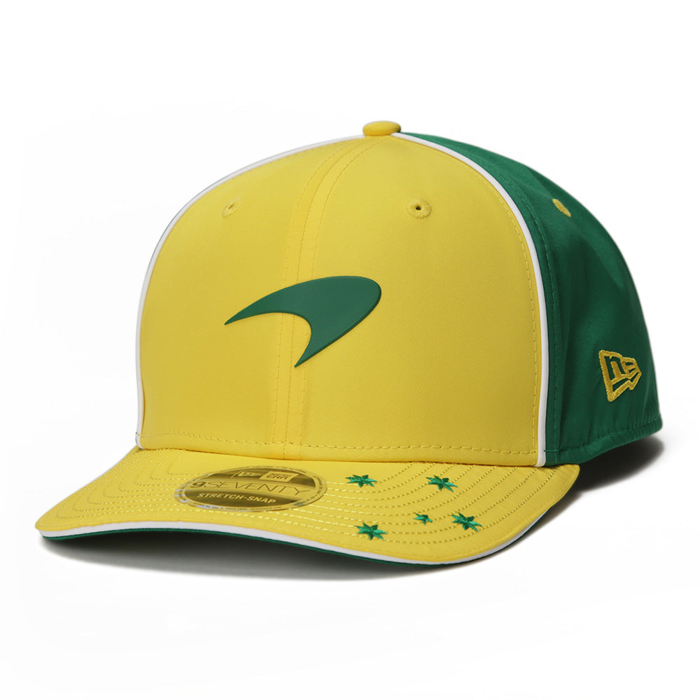 New Era Mclaren Racing Formula 1 Australia Grand Prix Green Yellow 9SEVENTY Stretch Snapback Cap