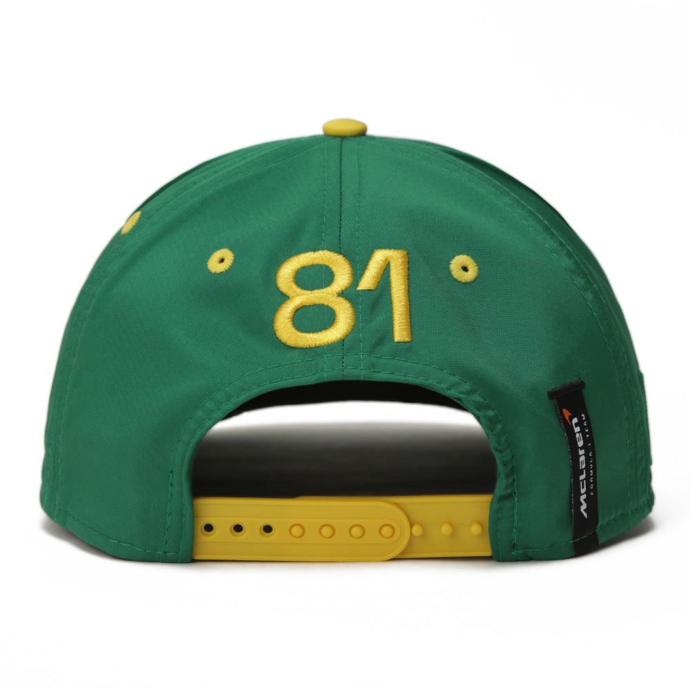 New Era Mclaren Racing Formula 1 Australia Grand Prix Green Yellow 9SEVENTY Stretch Snapback Cap