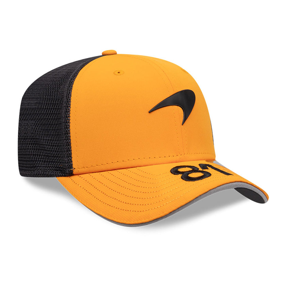 New Era McLaren Racing Oscar Piastri Medium Orange 9SEVENTY Stretch Snapback Cap