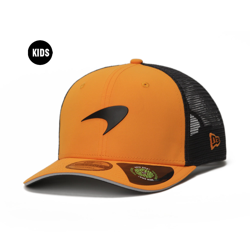 New Era Mclaren Racing Formula 1 Orange Sustainable 9SEVENTY Youth Stretch Snapback Cap