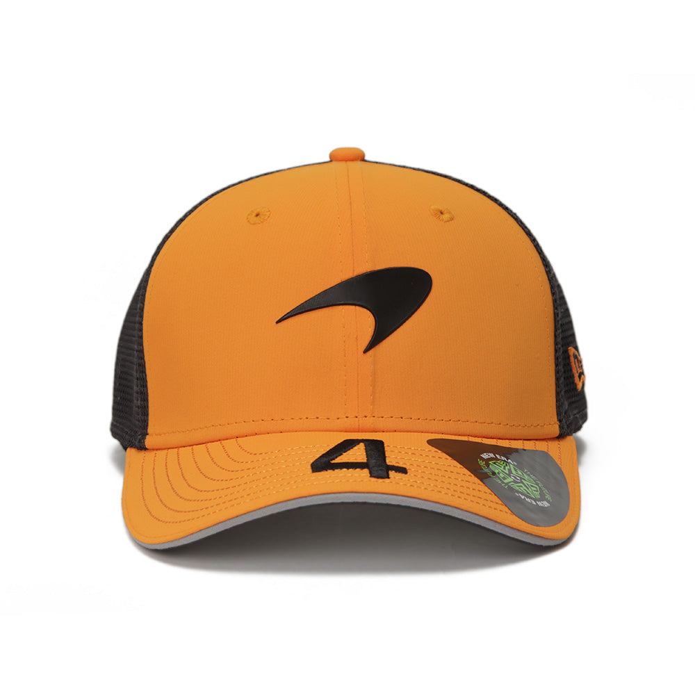 New Era Mclaren Racing Formula 1 Lando Norris Orange Sustainable 9SEVENTY Youth Stretch Snapback Cap