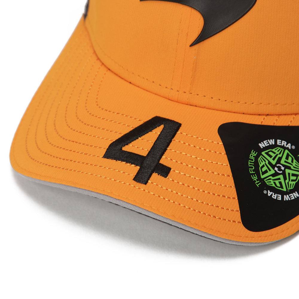 New Era Mclaren Racing Formula 1 Lando Norris Orange Sustainable 9SEVENTY Youth Stretch Snapback Cap