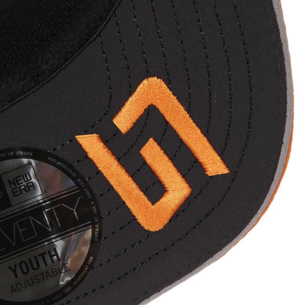 New Era Mclaren Racing Formula 1 Lando Norris Orange Sustainable 9SEVENTY Youth Stretch Snapback Cap