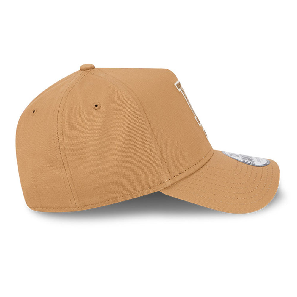 New Era Los Angeles Dodgers Earth Tonal Chainstitch Wheat 9FORTY A-Frame Snapback Cap