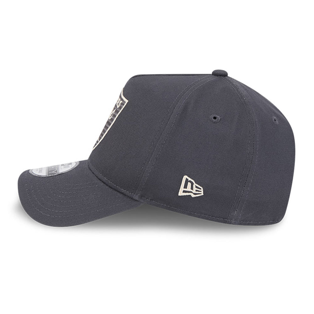 New Era Las Vegas Raiders Earth Tonal Chainstitch Graphite 9FORTY A-Frame Snapback Cap