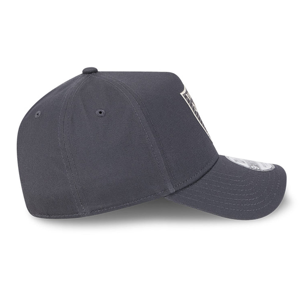 New Era Las Vegas Raiders Earth Tonal Chainstitch Graphite 9FORTY A-Frame Snapback Cap