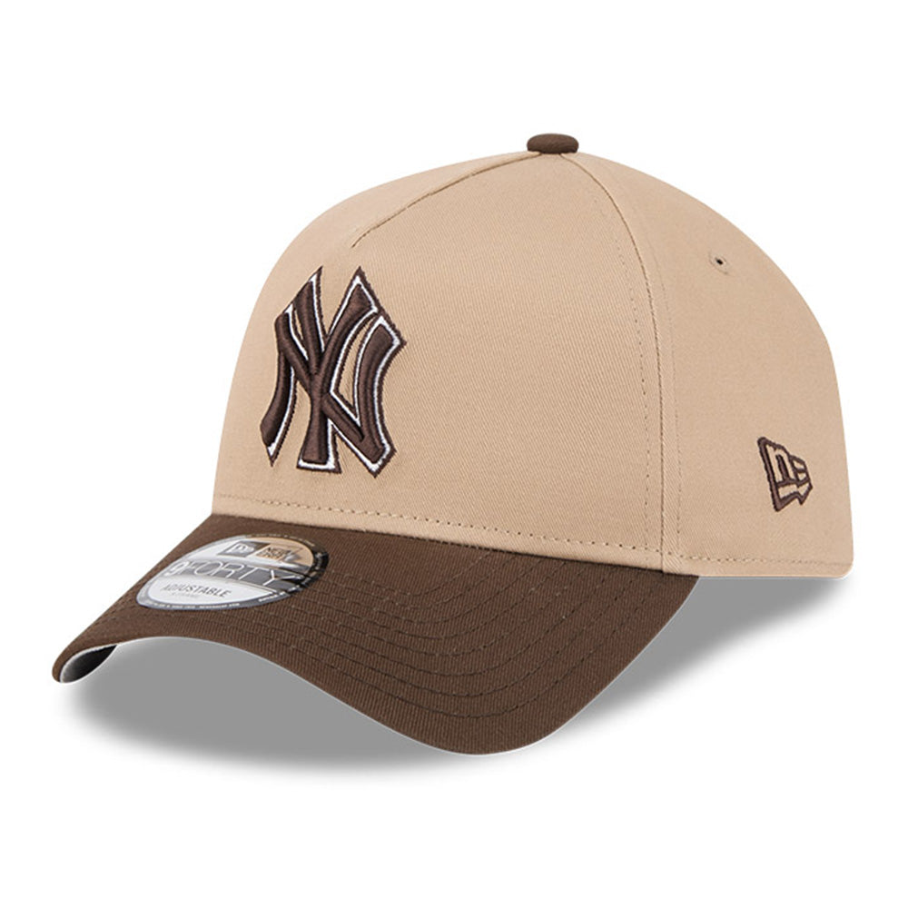 New Era New York Yankees NY Camel Two Tone Walnut 9FORTY A-Frame Adjustable Cap