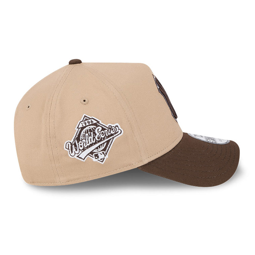 New Era New York Yankees NY Camel Two Tone Walnut 9FORTY A-Frame Adjustable Cap