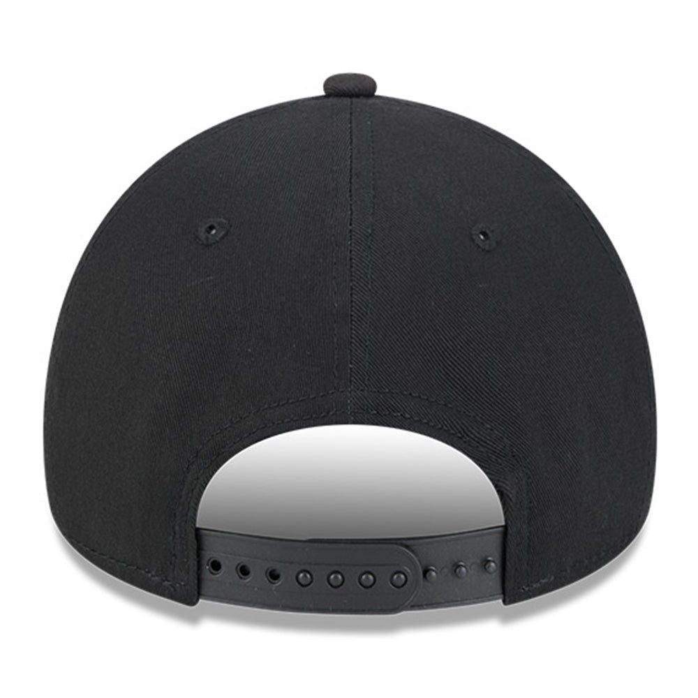 New Era Chicago Bulls Team Split Black 9FORTY A-Frame Snapback Cap