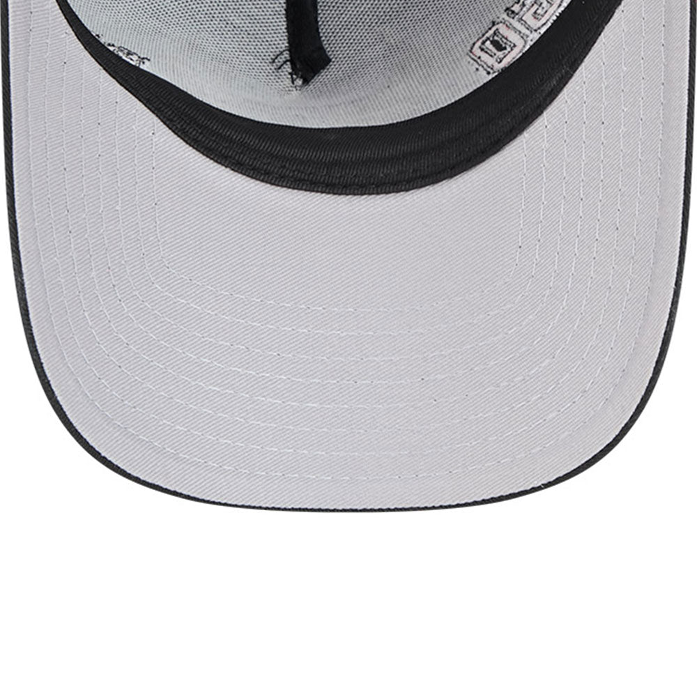New Era Chicago Bulls Team Split Black 9FORTY A-Frame Snapback Cap