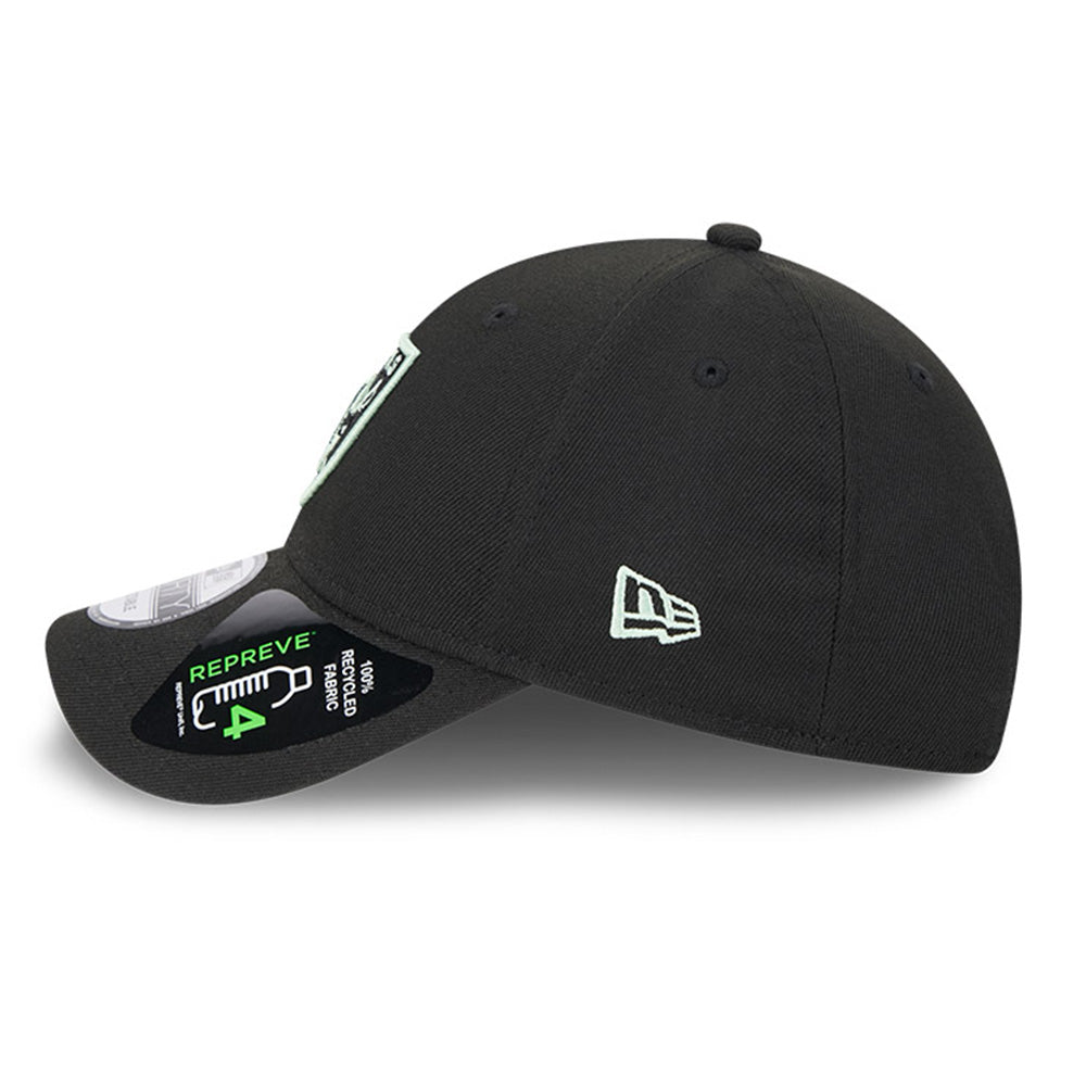 New Era Las Vegas Raiders Peppermint Repreve® Black 9FORTY Snapback Cap