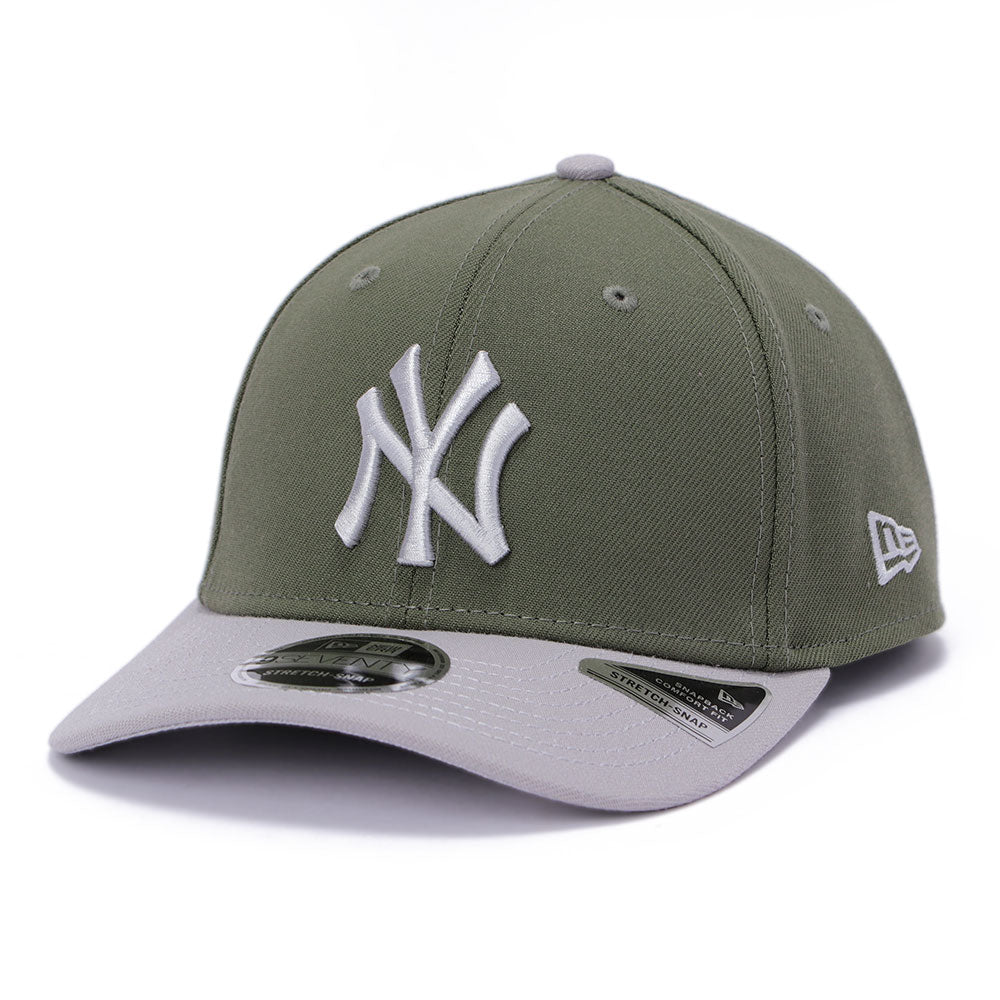 New Era New York Yankees New Olive 9SEVENTY Stretch Snapback Cap