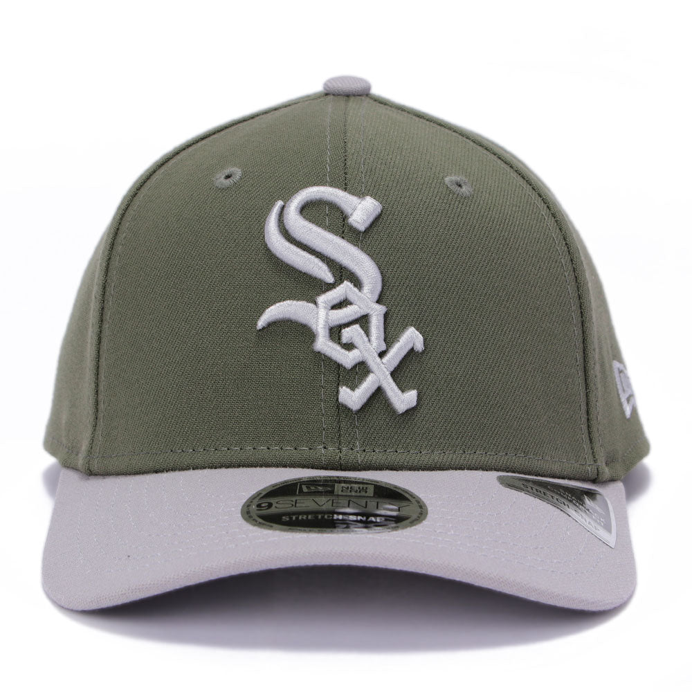 New Era Chicago White Sox New Olive 9SEVENTY Stretch Snapback Cap
