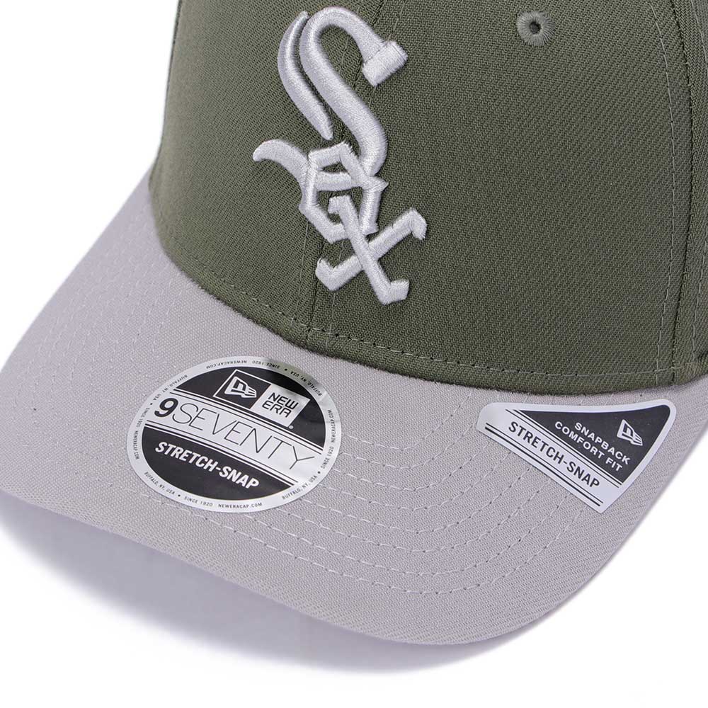 New Era Chicago White Sox New Olive 9SEVENTY Stretch Snapback Cap