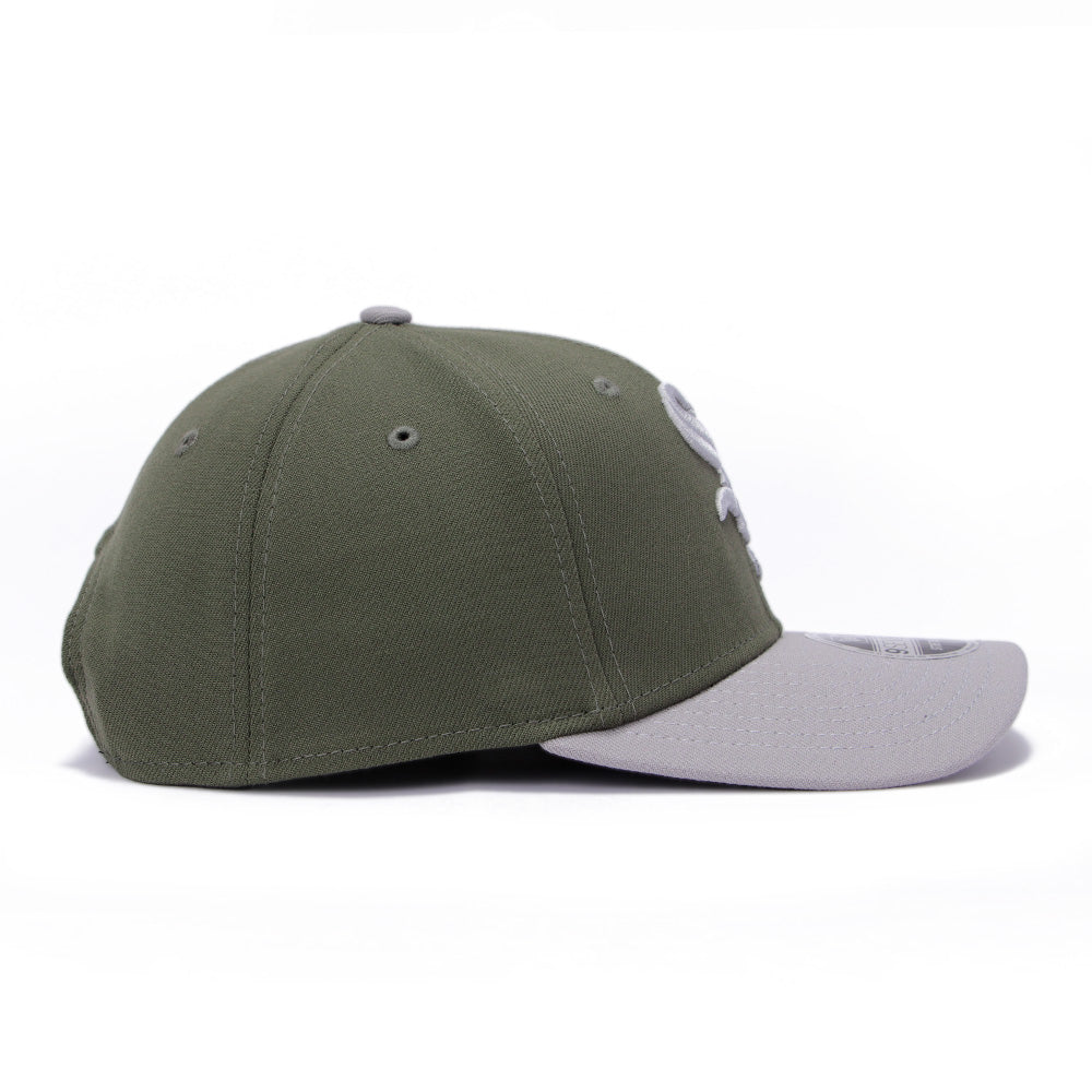 New Era Chicago White Sox New Olive 9SEVENTY Stretch Snapback Cap