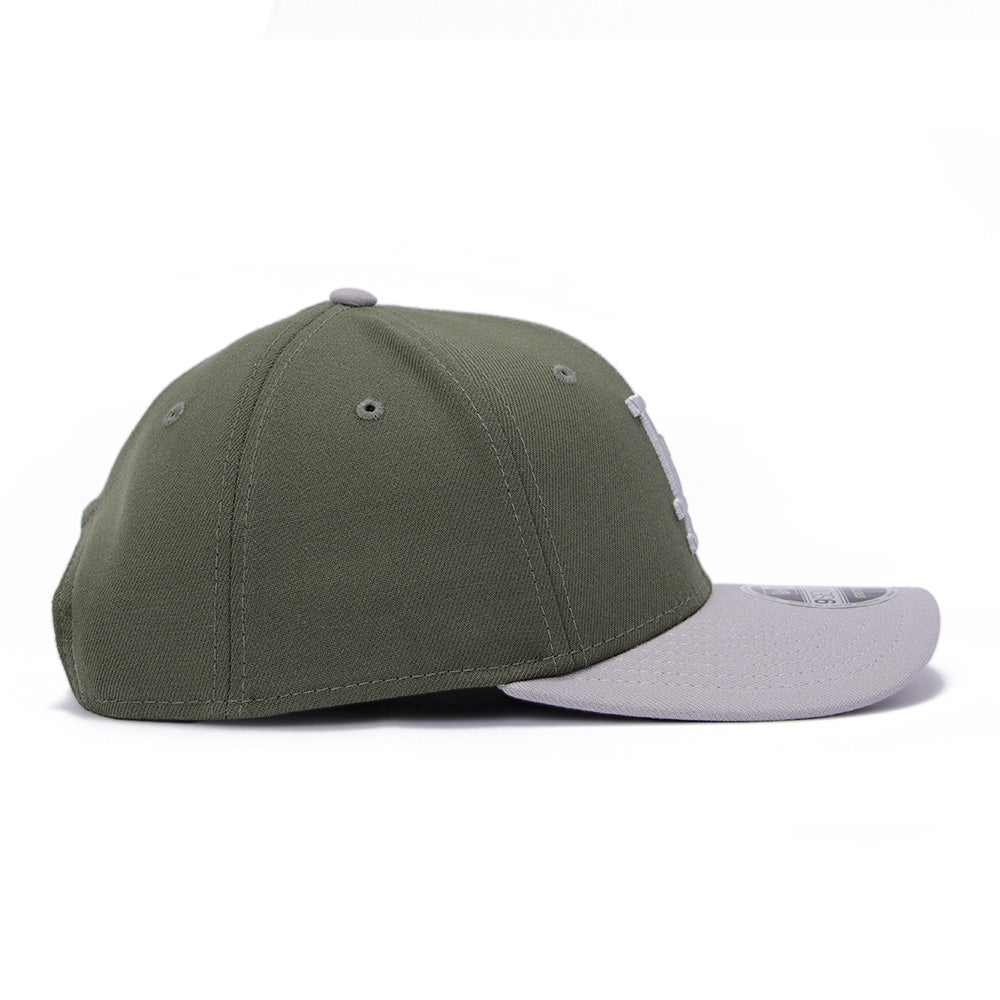 New Era Los Angeles Dodgers New Olive 9SEVENTY Stretch Snapback Cap
