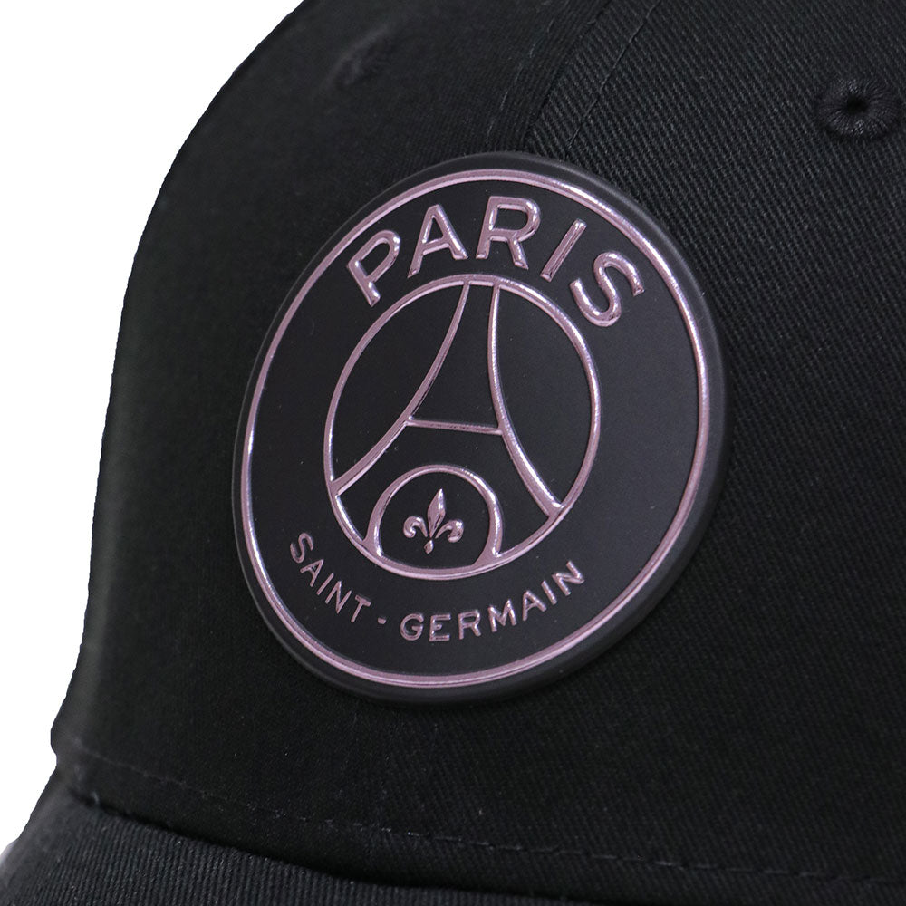 New Era Paris Saint Germain Football Club Black Contrast UV 9FORTY Adjustable Cap