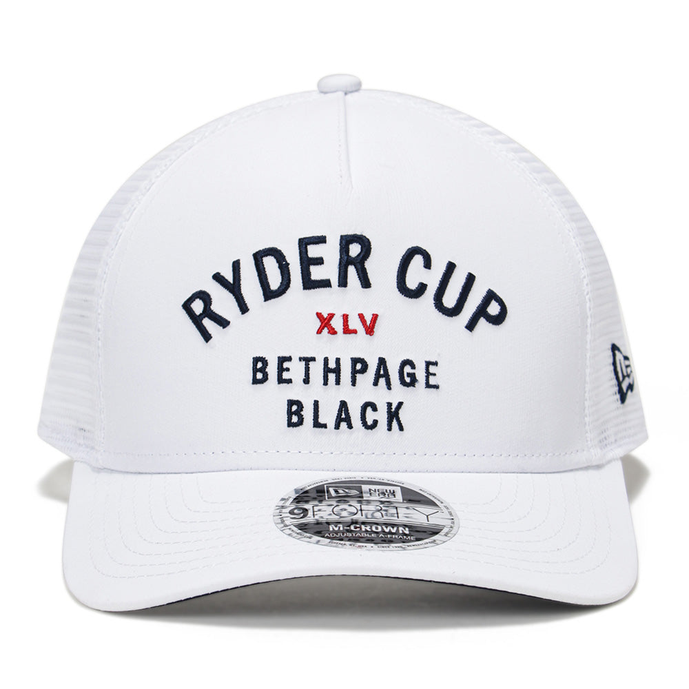New Era Ryders Cup USA White 9FORTY M-Crown A-Frame Snapback Cap