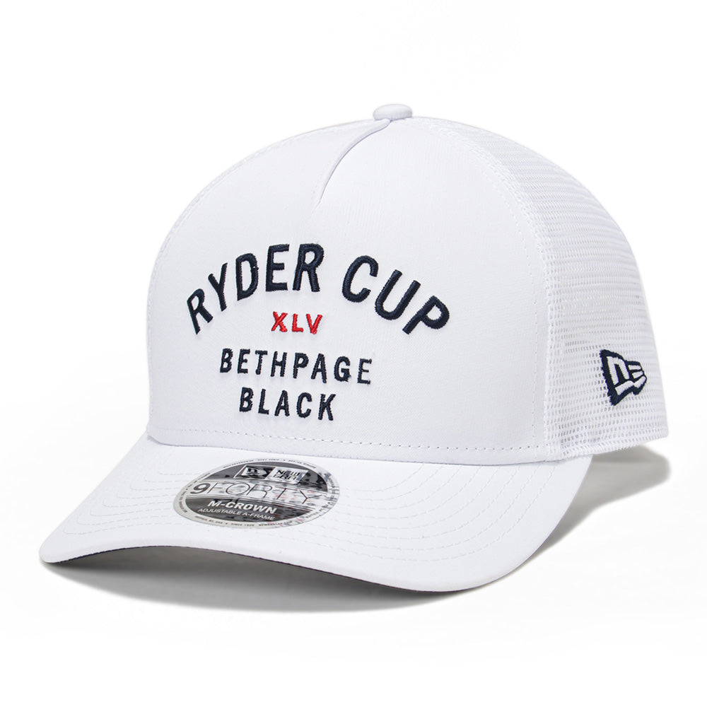 New Era Ryders Cup USA White 9FORTY M-Crown A-Frame Snapback Cap