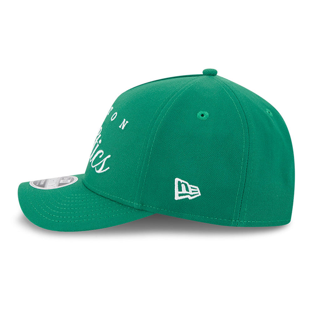 New Era Boston Celtics NBA 2025 Draft Green 9FORTY M-Crown A-Frame Snapback Cap