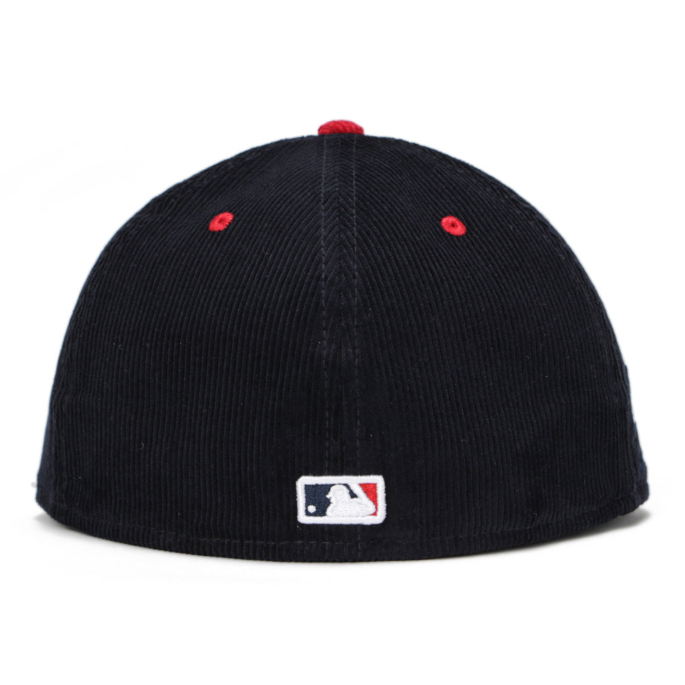 New Era Atlanta Braves 2025 All Star Game Navy Red Corduroy 59FIFTY Fitted Cap