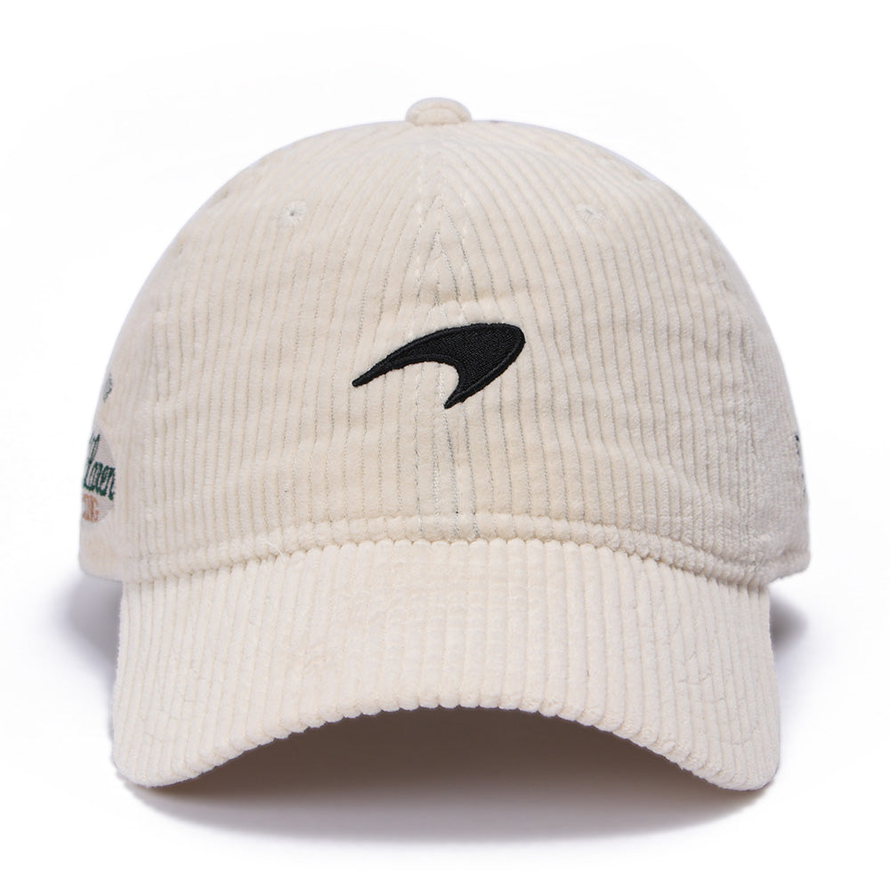 New Era Mclaren Racing Corduroy Chrome White 9TWENTY Adjustable Cap