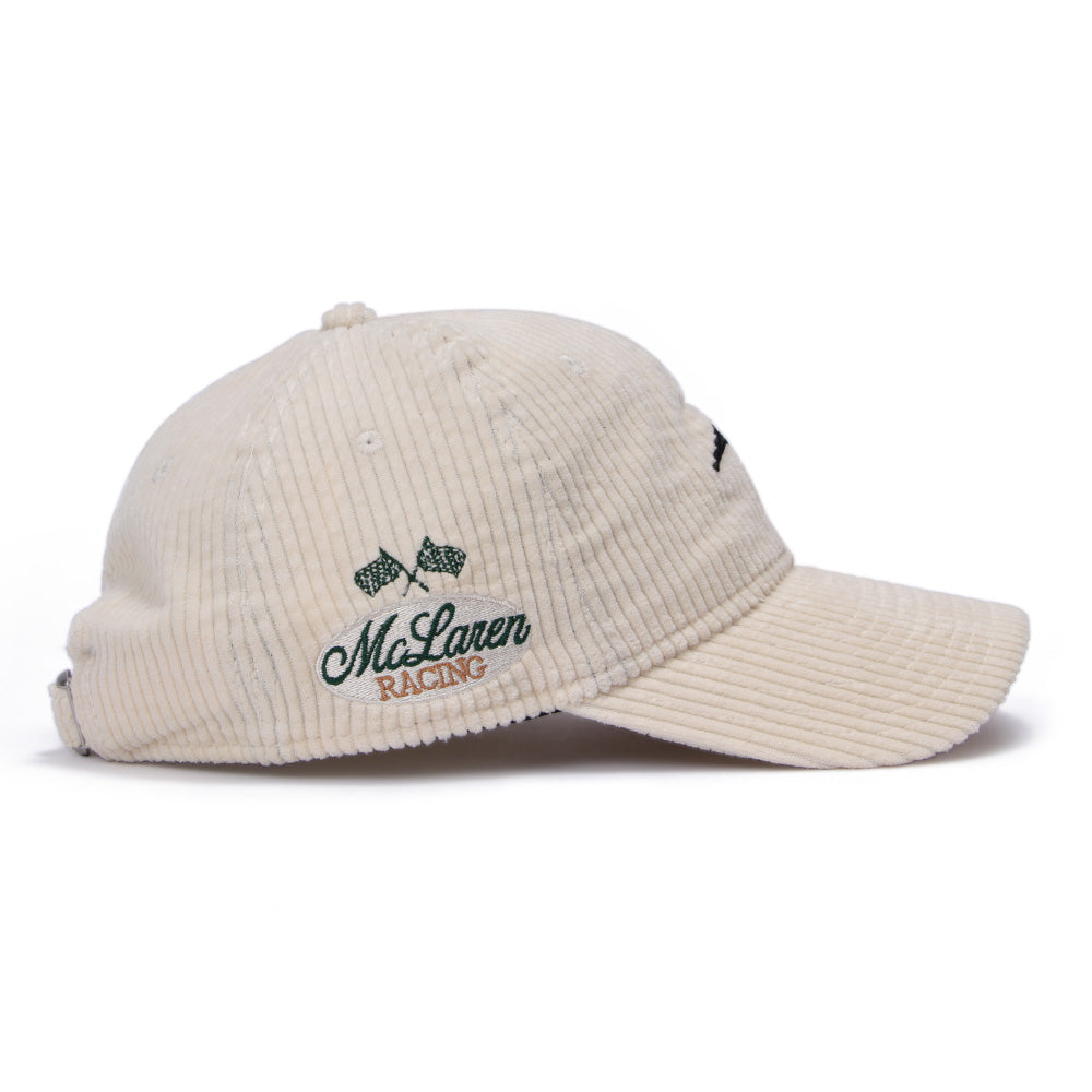 New Era Mclaren Racing Corduroy Chrome White 9TWENTY Adjustable Cap