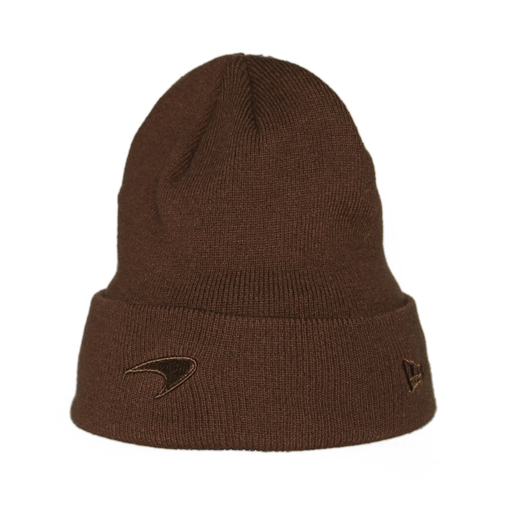 New Era Mclaren Racing Deep Auburn 6 Dart Cuff Beanie