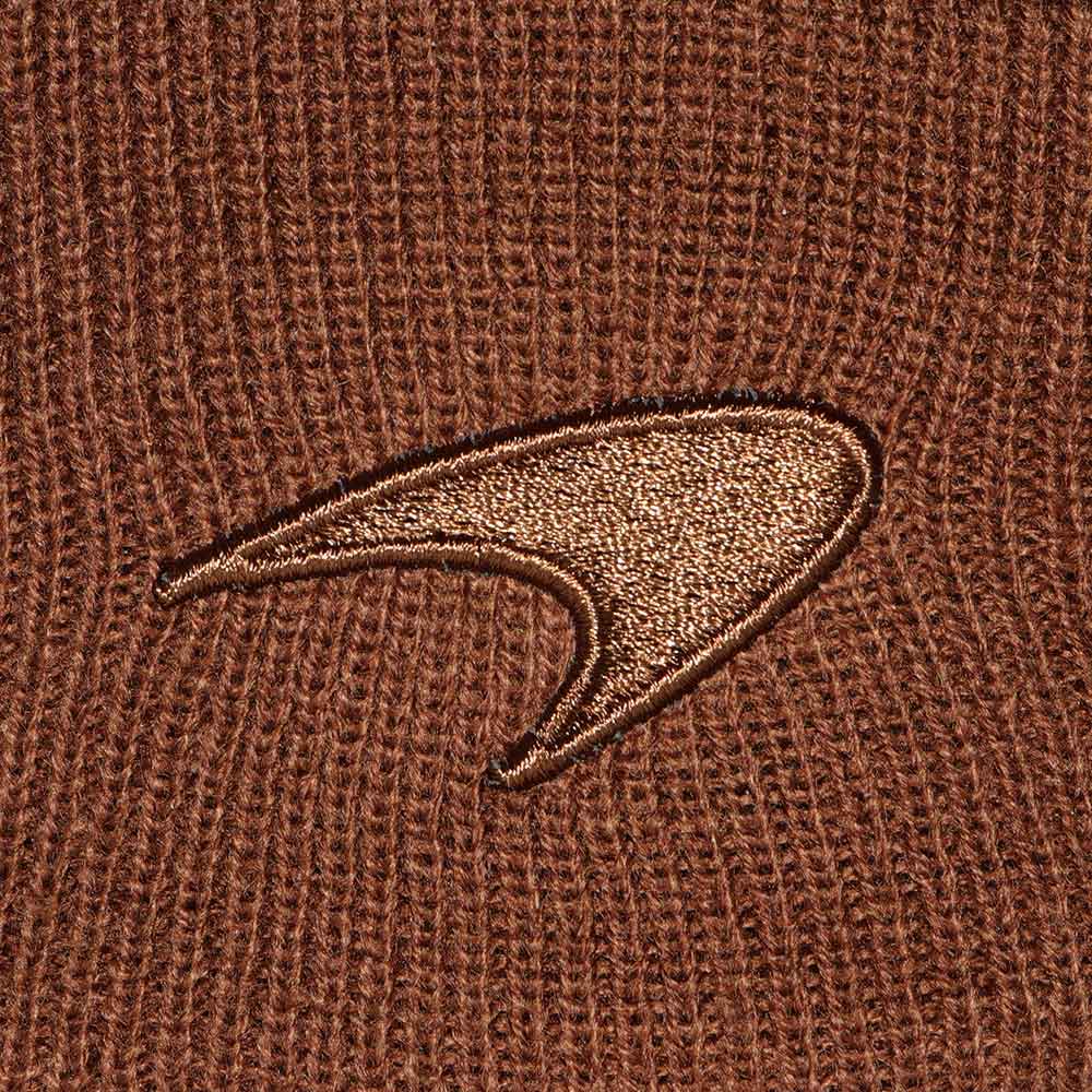 New Era Mclaren Racing Deep Auburn 6 Dart Cuff Beanie