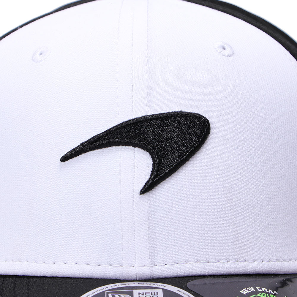 New Era Mclaren Racing Deep Optic White 9SEVENTY Stretch Snapback Cap